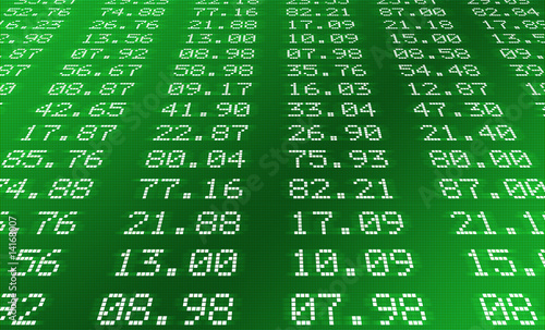 Illustration: Financial numbers Financial numbers