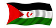 demokratische arabische republik sahara fahne flag