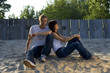 Photo: Couple on the beach Couple on the beach