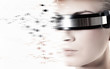 Female robot. Nanotechnology concept Female robot. Nanotechnology concept