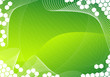 Green, abstract background