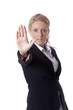 Photo: Businesswoman stop Businesswoman stop
