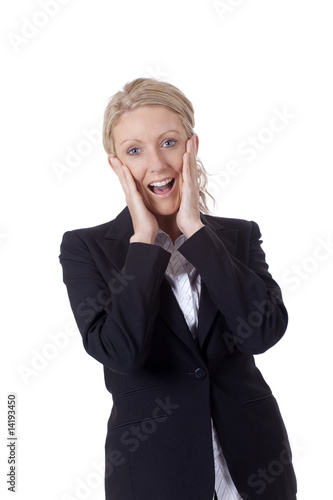 Photo: Shocked businesswoman Shocked businesswoman