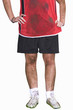 Portrait of muddy soccer player, cut out