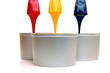 Photo: trowels with paint trowels with paint