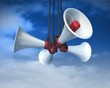 megaphones
