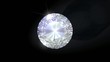 Sparkling diamond