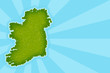shamrock clover ireland map