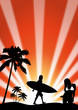 Party Flyer Poster Beach Audience Happy Dance Party Flyer Poster Beach Audience Happy Dance