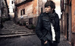 Vogue style photo of a handsome man