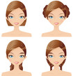 Set coupes de cheveux