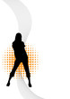 Party Girl Flyer Poster Audience Happy Dance Party Girl Flyer Poster Audience Happy Dance