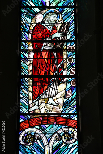 Photo: Moses in Christchurch cathedral Moses in Christchurch cathedral
