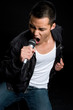 Karaoke Singing Man