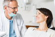 Dentist and patient