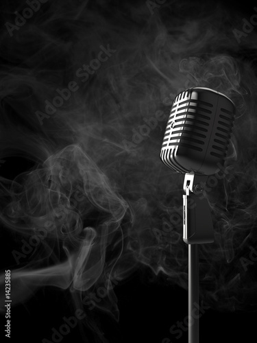 Illustration: Retro Microphone Retro Microphone