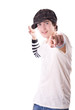 Foto: Teen pointing directly at you Teen pointing directly at you
