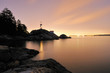 Point Atkinson Lighthouse in West Vancouver, Long Exposure