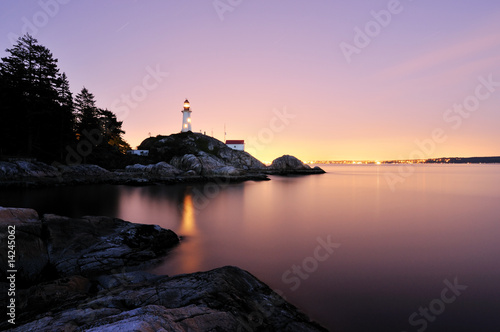 Photo: Point Atkinson Lighthouse in West Vancouver, Long Exposure Point Atkinson Lighthouse in West Vancouver, Long Exposure