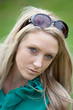 Photo: Young woman in sunglasses Young woman in sunglasses