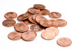 pile of U.S. coins pile of U.S. coins