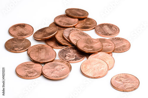 Photo: pile of U.S. coins pile of U.S. coins