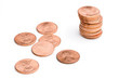Photo: pile of U.S. coins pile of U.S. coins