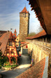 Rothenburg ob der Tauber - Medieval city in Germany