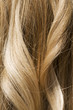 Close up of blonde hair