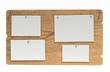 wooden notice board