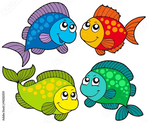 Cute Catoons on Cute Cartoon Fishes Collection    Klara Viskova  14282059   See