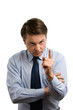 Strict businessman