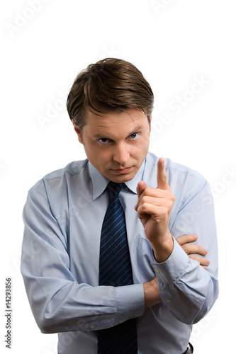Photo: Strict businessman Strict businessman