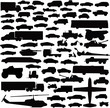 Transportation Silhouette Vectors