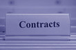 Contracts blue