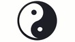 Yin und Yang -  Green Screen - freigestellt
