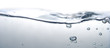 wave and bubbles