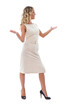 Businesswoman talking to partner