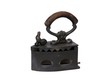 old iron with coals isolated old iron with coals isolated