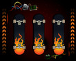 Laboratory of skateboards