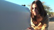 Woman retreives her mail - HD