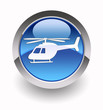 Helicopter glossy icon