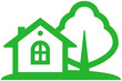 Vettoriale: Country house vector illustration Country house vector illustration