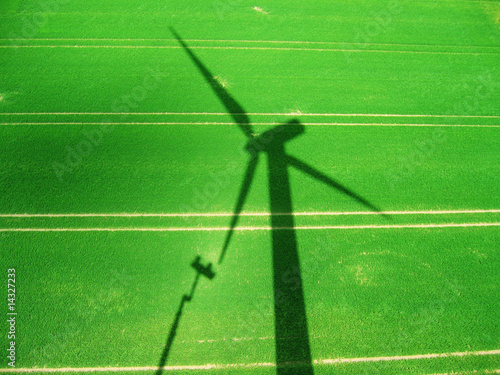 Foto: Windenergieanlage, Rotorblatt, Hubsteiger Windenergieanlage, Rotorblatt, Hubsteiger