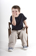 Laughing young boy