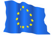 Vector: Wavy EU flag Wavy EU flag