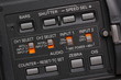 buttons on the professional camcorder