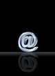 Silver email symbol