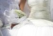 Small white bouquet of the bride