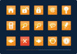 glossy icons